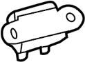 Image of Liftgate Hinge image for your 2012 Toyota Highlander 3.5L V6 A/T FWD Base Sport Utility 