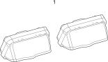 View License Plate Light Assembly Full-Sized Product Image