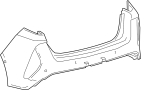 Image of Bumper Cover (Rear, Upper) image for your 2020 Toyota RAV4   