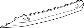 Image of Bumper Cover (Rear, Lower) image for your 2021 Toyota Venza   