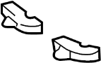Image of PAD, ROOF HEADLINING FRONT SIDE image for your 1996 TOYOTA TACOMA