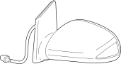 Image of MIRROR ASSY, OUTER REAR VIEW, LH. DK.BLUE M.M.,8P4 image for your TOYOTA RAV 4 LE