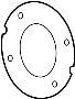 View Power Brake Booster Gasket Full-Sized Product Image 1 of 2