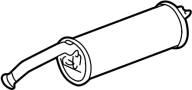 Image of Exhaust Muffler image for your Toyota