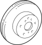View Disc Brake Rotor (Front) Full-Sized Product Image 1 of 2