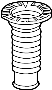 View Insulator. Spring. (Front, Upper, Lower) Full-Sized Product Image 1 of 3