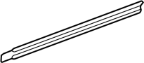 Image of STRIPE, REAR DOOR, OUTSIDE UPPER LH image for your 2007 TOYOTA YARIS