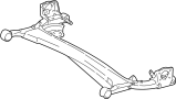 Image of BEAM ASSY, REAR AXLE image for your 2021 TOYOTA PRIUS