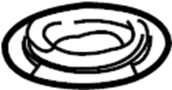 View Coil Spring Insulator (Rear, Lower) Full-Sized Product Image 1 of 3