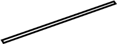 Image of Back Glass Wiper Blade Refill image for your 2008 TOYOTA FJ CRUISER 4000CC 24-VALVE DOHC EFI, AUTOMATIC