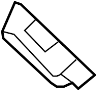 Image of Bumper Guide (Front, Upper) image for your 2011 Toyota Matrix 1.8L M/T FWD Base Wagon 