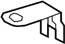 Image of Ambient Air Temperature Sensor Bracket image for your 1986 TOYOTA