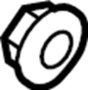 Image of NUT image for your 1987 TOYOTA COROLLA