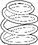 View SPRING, FRONT COIL, LH; SPRING, FRONT COIL, RH Full-Sized Product Image 1 of 1
