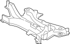 View Suspension Subframe Crossmember (Front) Full-Sized Product Image