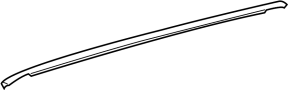 Image of MOULDING, ROOF DRIP SIDE FINISH, CENTER LH image for your 2011 TOYOTA 4RUNNER