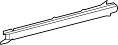 Image of Rocker Panel Reinforcement (Rear) image for your 2018 Toyota Sienna   