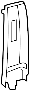 Image of Door Pillar Post Trim Set (Upper) image for your 2009 Toyota Prius   