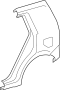 Image of Quarter Panel image for your 2010 Toyota Corolla   