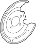 Image of COVER SUB-ASSY, DISC BRAKE DUST, REAR LH image for your 2009 Scion