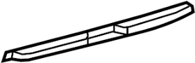 Image of Liftgate Trim Scuff Plate (Rear) image for your 2015 Toyota Highlander   