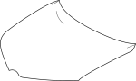Image of Hood Panel image for your 2024 Toyota Sienna   