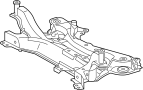 View Suspension Subframe Crossmember (Front) Full-Sized Product Image
