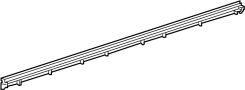 Image of Door Window Belt Weatherstrip (Front) image for your 2022 Toyota 4Runner   