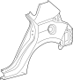 Image of Quarter Panel (Right) image for your 2014 Toyota Camry  LE SEDAN 