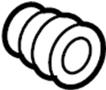 View Caliper. Bushing. Dust. (Rear, Upper) Full-Sized Product Image 1 of 4