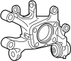 Image of Knuckle. Carrier SUB - Assembly. Carrier, Axle. Steering. Suspension. (Rear). A Knuckle used on a. image for your 2020 Toyota Highlander   