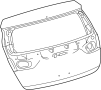 Image of Liftgate image for your 2012 Toyota Highlander  SE Sport Utility 