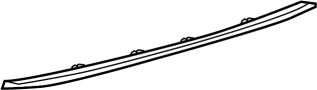 Image of Bumper Trim (Rear, Lower) image for your 2018 Toyota Sienna   