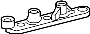 Image of Engine Mount Bracket (Front) image for your 2000 Toyota Land Cruiser   