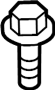 Image of Engine Mount Support Bracket Bolt image for your 2007 Toyota RAV4   