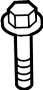 View Engine Mount Bolt (Front, Rear, Upper, Lower) Full-Sized Product Image 1 of 6