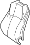 Image of Seat Back Cushion (Left, Front) image for your 2023 TOYOTA COROLLA