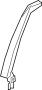 Image of Door Window Molding (Rear, Upper) image for your 2018 Toyota Tacoma   