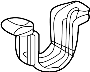 View Suspension Stabilizer Bar Bracket (Rear, Lower) Full-Sized Product Image