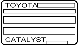 Image of LABEL, EMISSION CONTROL INFORMATION image for your 2006 Scion TC LIFTBACK, G 2400CC 16-VALVE DOHC EFI, AUTOMATIC 4-SPEED