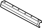 Image of Hood Seal (Front, Upper) image for your 2007 Toyota Sienna   
