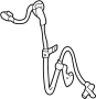 View ABS Wheel Speed Sensor (Left, Front) Full-Sized Product Image 1 of 1