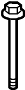 Image of Rack and Pinion Bolt image for your 2014 Toyota Corolla  LE Eco Sedan 