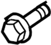 Image of Liftgate Bumper Stop Bolt image for your 2006 Scion TC