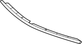 Image of Bumper Seal (Front, Upper) image for your 2013 Toyota Matrix  Base Wagon 
