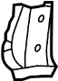 View Gusset. (Front, Upper, Lower) Full-Sized Product Image
