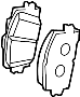 View Disc Brake Pad Set (Front) Full-Sized Product Image 1 of 4