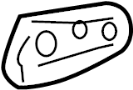 Image of Exterior Door Handle Cover (Rear) image for your 2023 TOYOTA PRIUS