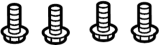 View Fuel Tank Strap Bolt Full-Sized Product Image 1 of 2