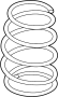 Image of Coil Spring (Rear) image for your 2010 Toyota Avalon   